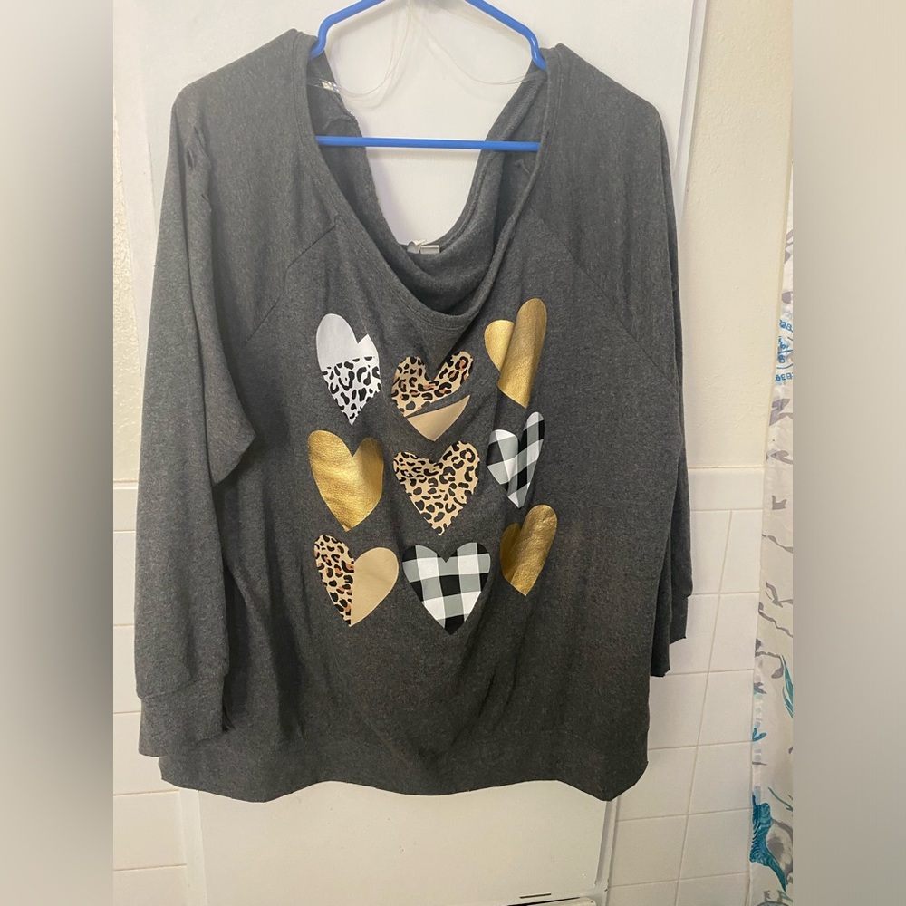 Cato gray sweatshirt